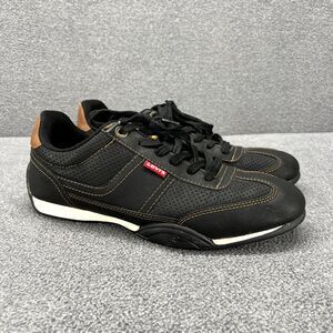 Levis Shoes Mens 9 Black Low Top‎ Lace Up Sneakers Casual Outdoor 51887541A